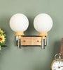 Wooden Metal Wall Light
