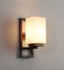 Aphro Metal Flush Mount Wall Light (Brown)