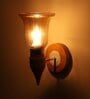 Wooden Metal Wall Light