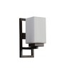 Aphro Metal Flush Mount Wall Light (Brown)