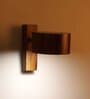 Aavyn Brown Metal LED Wall Lights