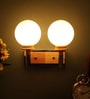 Wooden Metal Wall Light