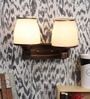 Wooden Wooden Wall Mounted Uplight Sconce (Brown)