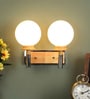 Wooden Metal Wall Light