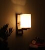 Aphro Metal Flush Mount Wall Light (Brown)