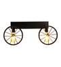 Wooden Wood & Metal Novelty Wall Light (Black)
