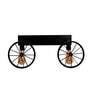 Wooden Wood & Metal Novelty Wall Light (Black)