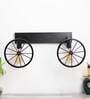 Wooden Wood & Metal Novelty Wall Light (Black)