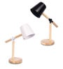 Wooden-Metalic Black Study Desk Lamp