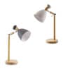 Wooden-Metalic Black Study Desk Lamp