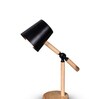 Wooden-Metalic Black Study Desk Lamp