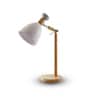 Wooden-Metalic Black Study Desk Lamp