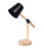 Wooden-Metalic Black Study Desk Lamp