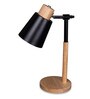 Wooden-Metalic Black Study Desk Lamp