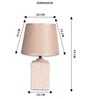 Wooden-Metalic Gray Study Desk Lamp
