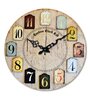 Matteo Beige MDF Wall Clock