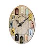 Matteo Beige MDF Wall Clock