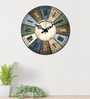 Bumpy Multicolour MDF Wall Clock