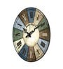 Bumpy Multicolour MDF Wall Clock