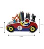 Racing Car Multicolour Engineered Wood Bookends