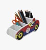 Racing Car Multicolour Engineered Wood Bookends