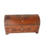 Wood Trinket Box In Multicolour