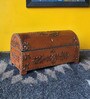 Wood Trinket Box In Multicolour