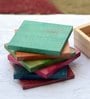 Birde Multicolour MDF (Set of 6) Table Coaster with Stand