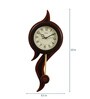 Brown Plastic Pendulum Clock