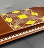 Brown Wooden Pooja Chowki & Bajot Patta
