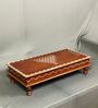 Brown Wooden Pooja Chowki & Bajot Patta