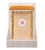Wooden Pooja Mandir In Pine Colour With LED