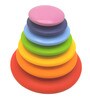 Wooden Rainbow Pebble Stacking Toy