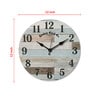 Multicolour MDF Rustic Modern Wall Clock