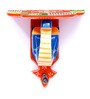 Wooden Saffron Wall Hanging Pooja Stand