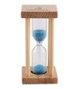 Wooden Square Four Pillar 1 Minute Sand Timer Showpiece