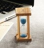 Wooden Square Four Pillar 1 Minute Sand Timer Showpiece