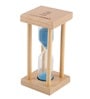 Wooden Square Four Pillar 3 Minutes Sand Timer Showpiece