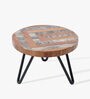 Enstyler Brown & Black MDF & Metal Cake Stand