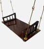 M-63 Teak Wood Swing In Rosewood Finish