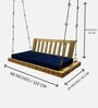 M- 55 Teak Wood Swing In Natural Teak Finish