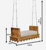 M-36 Teak Wood Swing In Natural Teak Finish Finish