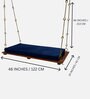 M-48 Teak Wood Swing In Natural Teak Finish
