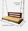 M-69 Teak Wood Swing In Natural Teak Finish