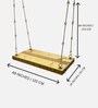 M- 53 Teak Wood Swing In Natural Teak Finish