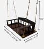 M- 61 Teak Wood Swing In Rosewood Finish
