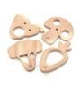 Wooden Teethers-Vegetables in Natural Finish