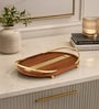 Gold Wooden Tray