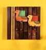 Wooden Tribal Art Key Holder