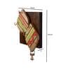 Wooden Tribal Art Leaf Key Holder